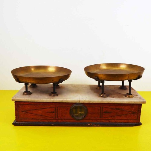 Bilancia vintage legno a - vintage, in